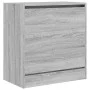 Ingenieurholzschuhregal in Sonoma-Grau 60x34x63,5 cm von , Schuhregale und Schuhorganisatoren - Ref: Foro24-839943, Preis: 61...