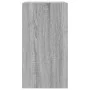 Zapatero de madera de ingeniería gris Sonoma 60x34x63,5 cm by , Shoe racks and shoe organizers - Ref: Foro24-839943, Price: 6...