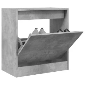 Zapatero de madera de ingeniería gris hormigón 60x34x63,5 cm by , Shoe racks and shoe organizers - Ref: Foro24-839941, Price:...