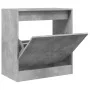 Ingenieurholzschuhregal in Betongrau 60x34x63,5 cm von , Schuhregale und Schuhorganisatoren - Ref: Foro24-839941, Preis: 50,1...