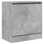 Ingenieurholzschuhregal in Betongrau 60x34x63,5 cm von , Schuhregale und Schuhorganisatoren - Ref: Foro24-839941, Preis: 50,1...