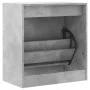 Ingenieurholzschuhregal in Betongrau 60x34x63,5 cm von , Schuhregale und Schuhorganisatoren - Ref: Foro24-839941, Preis: 50,1...