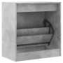 Zapatero de madera de ingeniería gris hormigón 60x34x63,5 cm by , Shoe racks and shoe organizers - Ref: Foro24-839941, Price:...