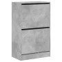 Ingenieurholzschuhregal in Betongrau 60x34x96,5 cm von , Schuhregale und Schuhorganisatoren - Ref: Foro24-839948, Preis: 78,8...
