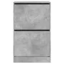 Ingenieurholzschuhregal in Betongrau 60x34x96,5 cm von , Schuhregale und Schuhorganisatoren - Ref: Foro24-839948, Preis: 78,8...