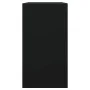 Schwarzer Holzschuhschrank aus Ingenieurholz, 80x34x63 cm. von , Schuhregale und Schuhorganisatoren - Ref: Foro24-839960, Pre...