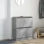 Zapatero de madera de ingeniería gris hormigón 80x34x96,5 cm by , Shoe racks and shoe organizers - Ref: Foro24-839969, Price:...