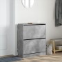 Zapatero de madera de ingeniería gris hormigón 80x34x96,5 cm by , Shoe racks and shoe organizers - Ref: Foro24-839969, Price:...