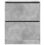 Ingenieurholzschuhregal in Betongrau 80x34x96,5 cm von , Schuhregale und Schuhorganisatoren - Ref: Foro24-839969, Preis: 93,1...