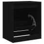 Ingenieurholzschuhmacher in Schwarz 60x42x69 cm von , Schuhregale und Schuhorganisatoren - Ref: Foro24-839981, Preis: 59,22 €...