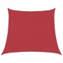 Toldo de vela rojo HDPE 160 g/m² 4/5x4 m