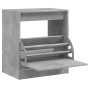 Mueble zapatero madera contrachapada gris hormigón 70x36x60 cm by , Shoe racks and shoe organizers - Ref: Foro24-839983, Pric...