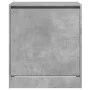 Mueble zapatero madera contrachapada gris hormigón 70x36x60 cm by , Shoe racks and shoe organizers - Ref: Foro24-839983, Pric...