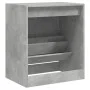 Mueble zapatero madera contrachapada gris hormigón 70x36x60 cm by , Shoe racks and shoe organizers - Ref: Foro24-839983, Pric...
