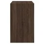 Zapatero de madera de ingeniería marrón roble 80x42x69 cm de , Zapateros y organizadores de calzado - Ref: Foro24-840007, Pre...