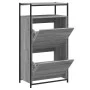 Ingenieurholzschuhregal in Sonoma-Grau 60x34x112 cm von , Schuhregale und Schuhorganisatoren - Ref: Foro24-840032, Preis: 95,...