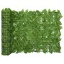 Valla de privacidad de balcón de hojas verde 600x75 cm de , Sombrillas - Ref: Foro24-3216423, Precio: 44,73 €, Descuento: %