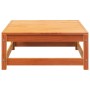 Garden sofa without armrests with footrest in brown pine wood by , Modular outdoor sofas - Ref: Foro24-837960, Price: 99,95 €...