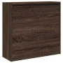 Oak brown engineered wood shoe rack 60x21x57 cm by , Shoe racks and shoe organizers - Ref: Foro24-839888, Price: 60,19 €, Dis...