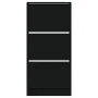 Black engineered wood shoe rack 60x21x125.5 cm by , Shoe racks and shoe organizers - Ref: Foro24-839897, Price: 95,41 €, Disc...