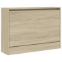 Sonoma oak engineered wood shoe rack 80x21x57 cm by , Shoe racks and shoe organizers - Ref: Foro24-839912, Price: 55,91 €, Di...