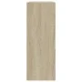 Schuhregal aus Sonoma-Eichenholzwerkstoff, 80 x 21 x 57 cm von , Schuhregale und Schuhorganisatoren - Ref: Foro24-839912, Pre...