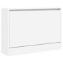 Zapatero de madera de ingeniería blanco 80x21x57 cm de , Zapateros y organizadores de calzado - Ref: Foro24-839910, Precio: 6...