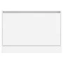 White engineered wood shoe rack 80x21x57 cm by , Shoe racks and shoe organizers - Ref: Foro24-839910, Price: 60,62 €, Discoun...