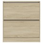 Sonoma Oak Engineered Wood Shoe Rack 80x21x87.5 cm by , Shoe racks and shoe organizers - Ref: Foro24-839919, Price: 81,65 €, ...