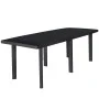 Mesa de jardín de plástico gris antracita 216x90x72 cm de vidaXL, Mesas de jardín - Ref: Foro24-45597, Precio: 160,33 €, Desc...