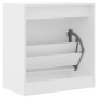 White engineered wood shoe rack 60x34x63.5 cm by , Shoe racks and shoe organizers - Ref: Foro24-839938, Price: 51,10 €, Disco...