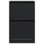 Schwarzes Schuhregal aus Holzwerkstoff, 60 x 34 x 96,5 cm von , Schuhregale und Schuhorganisatoren - Ref: Foro24-839946, Prei...