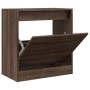 Oak brown engineered wood shoe rack 60x34x63.5 cm by , Shoe racks and shoe organizers - Ref: Foro24-839944, Price: 75,19 €, D...