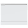 White engineered wood shoe rack 80x34x63 cm by , Shoe racks and shoe organizers - Ref: Foro24-839959, Price: 59,60 €, Discoun...