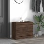Oak brown engineered wood shoe rack 80x34x63 cm by , Shoe racks and shoe organizers - Ref: Foro24-839965, Price: 92,42 €, Dis...