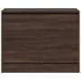 Oak brown engineered wood shoe rack 80x34x63 cm by , Shoe racks and shoe organizers - Ref: Foro24-839965, Price: 92,42 €, Dis...