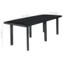 Mesa de jardín de plástico gris antracita 216x90x72 cm de vidaXL, Mesas de jardín - Ref: Foro24-45597, Precio: 160,33 €, Desc...