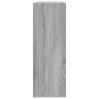 Zapatero de madera de ingeniería gris Sonoma 80x34x96,5 cm de , Zapateros y organizadores de calzado - Ref: Foro24-839971, Pr...