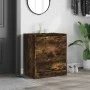 Smoked oak engineered wood shoe rack 60x42x69 cm by , Shoe racks and shoe organizers - Ref: Foro24-839984, Price: 58,38 €, Di...