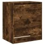 Smoked oak engineered wood shoe rack 60x42x69 cm by , Shoe racks and shoe organizers - Ref: Foro24-839984, Price: 58,38 €, Di...