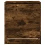 Smoked oak engineered wood shoe rack 60x42x69 cm by , Shoe racks and shoe organizers - Ref: Foro24-839984, Price: 58,38 €, Di...