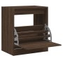 Oak brown engineered wood shoe rack 60x42x69 cm by , Shoe racks and shoe organizers - Ref: Foro24-839986, Price: 54,80 €, Dis...