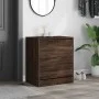Oak brown engineered wood shoe rack 60x42x69 cm by , Shoe racks and shoe organizers - Ref: Foro24-839986, Price: 53,63 €, Dis...
