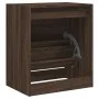 Oak brown engineered wood shoe rack 60x42x69 cm by , Shoe racks and shoe organizers - Ref: Foro24-839986, Price: 53,63 €, Dis...