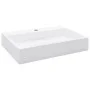 Lavabo 60x38x11 cm resina mineral/mármol blanco de vidaXL, Lavabos - Ref: Foro24-144064, Precio: 157,46 €, Descuento: %
