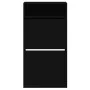Black engineered wood shoe rack 60x34x116 cm by , Shoe racks and shoe organizers - Ref: Foro24-840016, Price: 81,07 €, Discou...