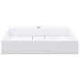 Lavabo 60x38x11 cm resina mineral/mármol blanco de vidaXL, Lavabos - Ref: Foro24-144064, Precio: 157,46 €, Descuento: %