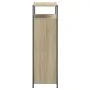 Schuhregal aus Sonoma-Eichenholzwerkstoff, 75 x 34 x 112 cm von , Schuhregale und Schuhorganisatoren - Ref: Foro24-840035, Pr...