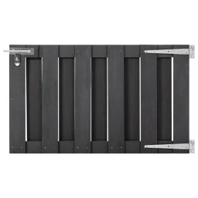 Gray WPC garden gate 100x60 cm by , garden gates - Ref: Foro24-49081, Price: 107,06 €, Discount: %