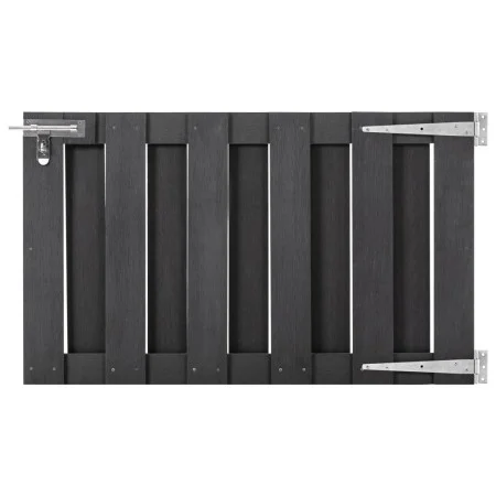 Gray WPC garden gate 100x60 cm by , garden gates - Ref: Foro24-49081, Price: 107,06 €, Discount: %